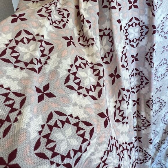 Charming Charlie Printed Fringe Detail Cardigan - Picture 7 of 7